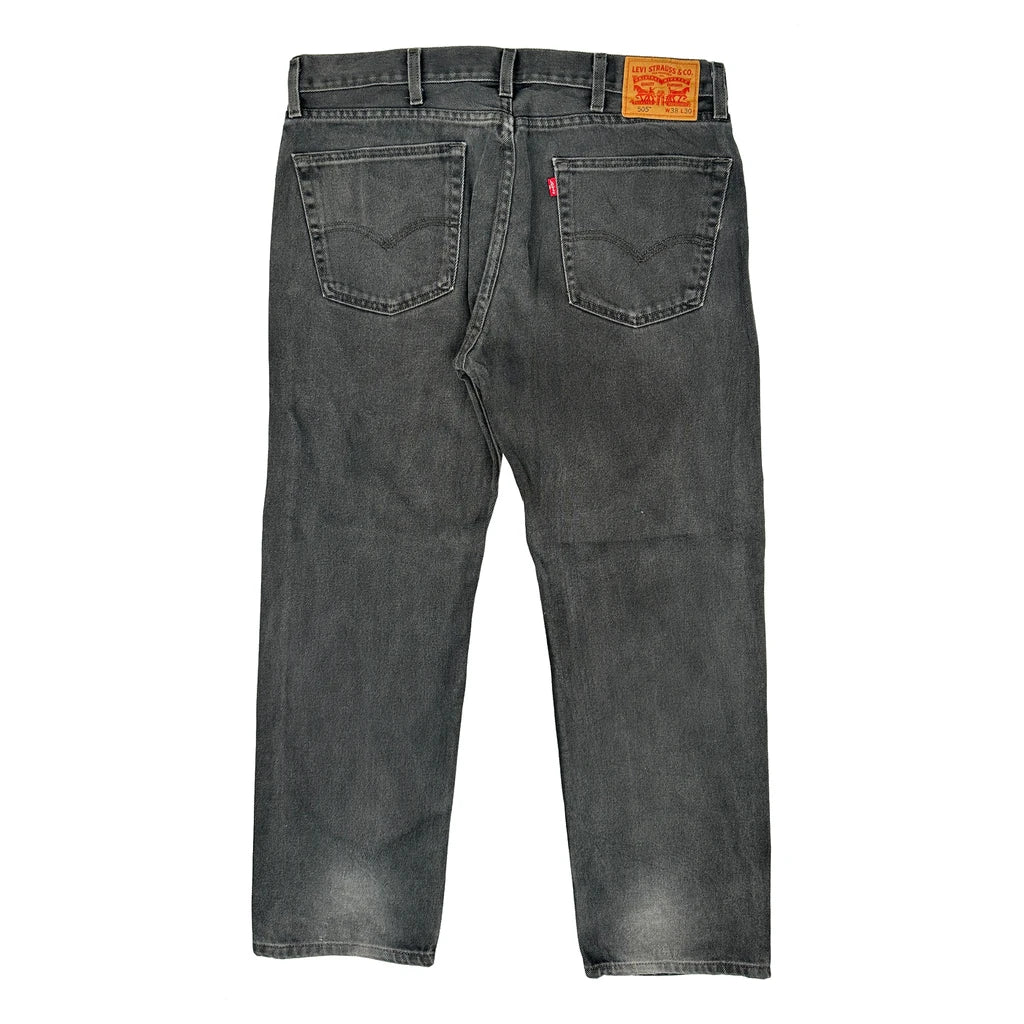 505 Levis Jeans - 38W 30L Grey Cotton