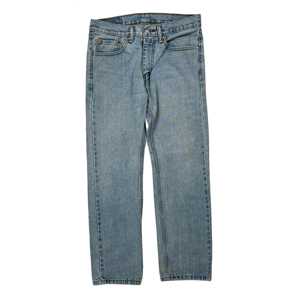 505 Levis Jeans - 31W 30L Light Wash Denim - Image 2