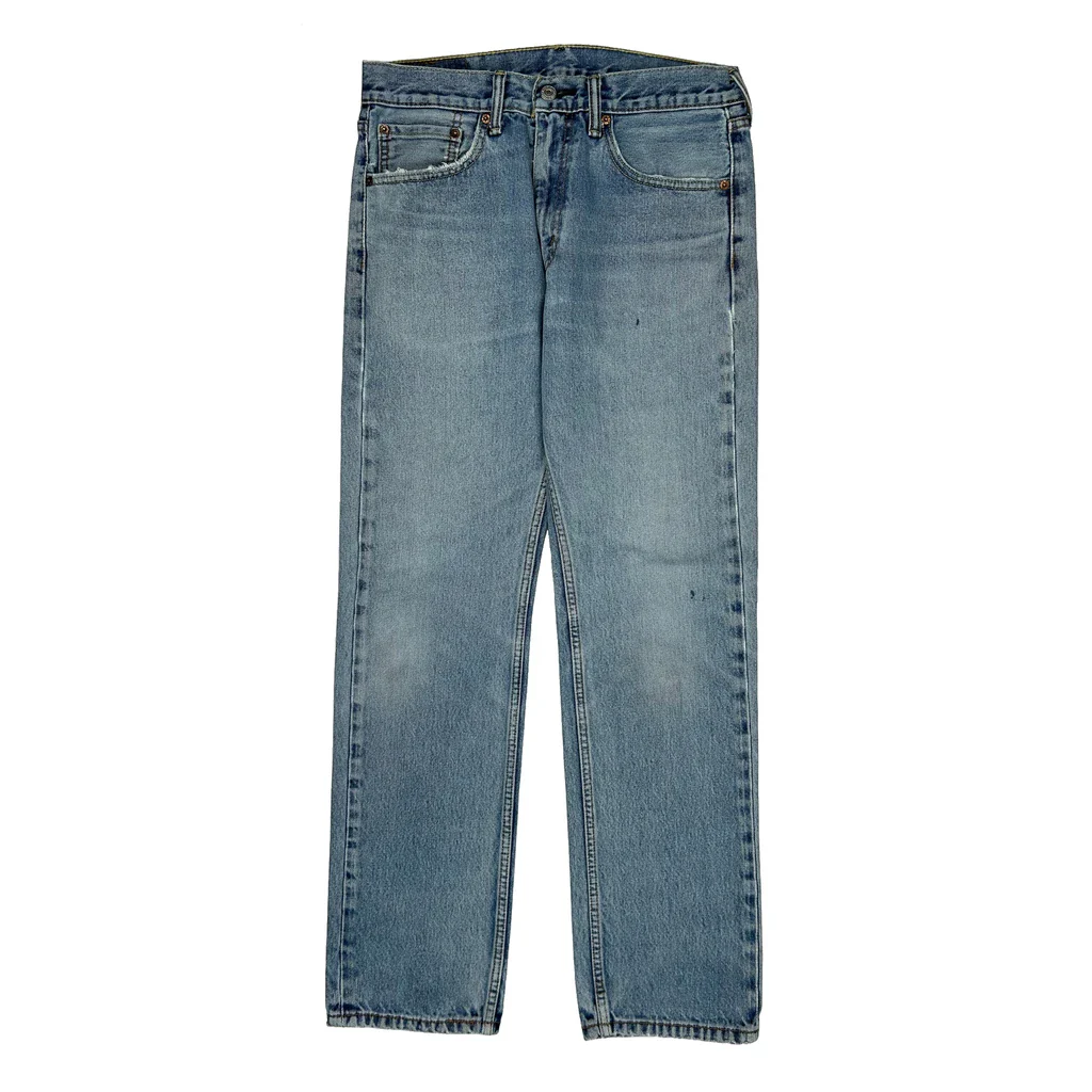 505 Levis Jeans - 32W 32L Light Wash Cotton - Image 2