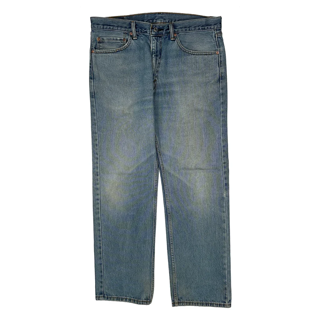 505 Levis Jeans - 36W 30L Light Wash Cotton - Image 2
