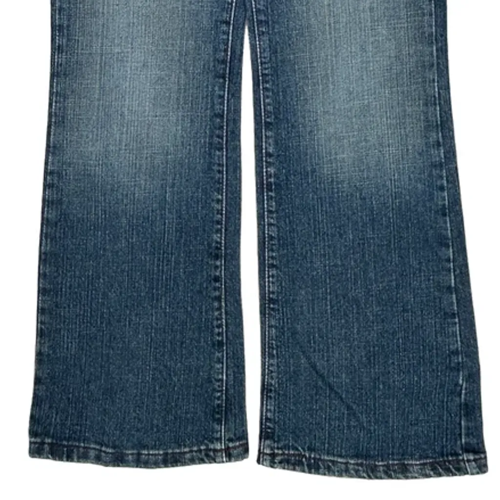 505 Levis Boot Cut Jeans - 32W US 6 Blue Cotton Blend - Image 9