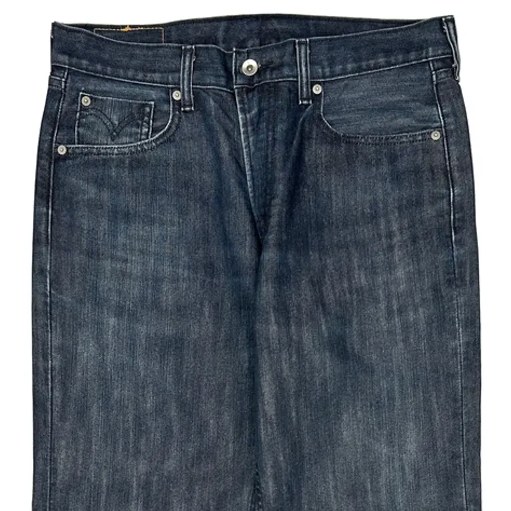 506 Levis Jeans - 34W 32L Blue Cotton - Image 11
