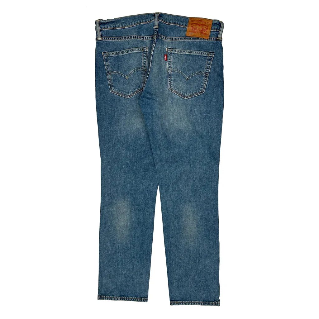 511 Levis Jeans - 34W 30L Blue Cotton