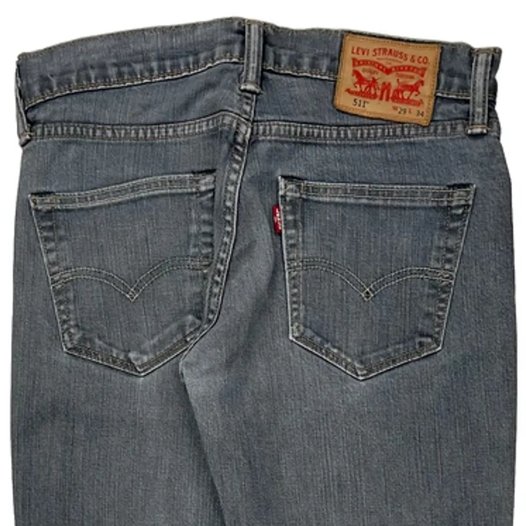 511 Levis Jeans - 29W 33L Gray Cotton - Image 7