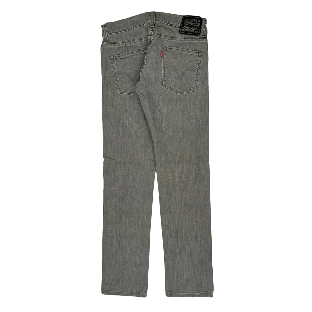 511 Levis Skinny Jeans - 32W 33L Grey Cotton Blend