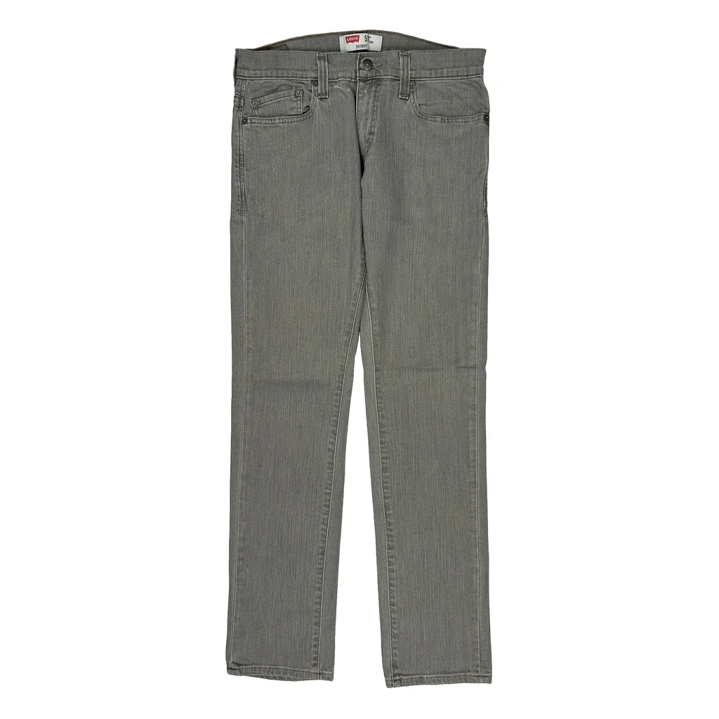 511 Levis Skinny Jeans - 32W 33L Grey Cotton Blend - Image 2