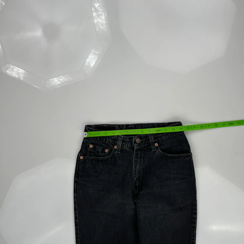 512 Levis Jeans - 26W 28L Black Denim - Image 3