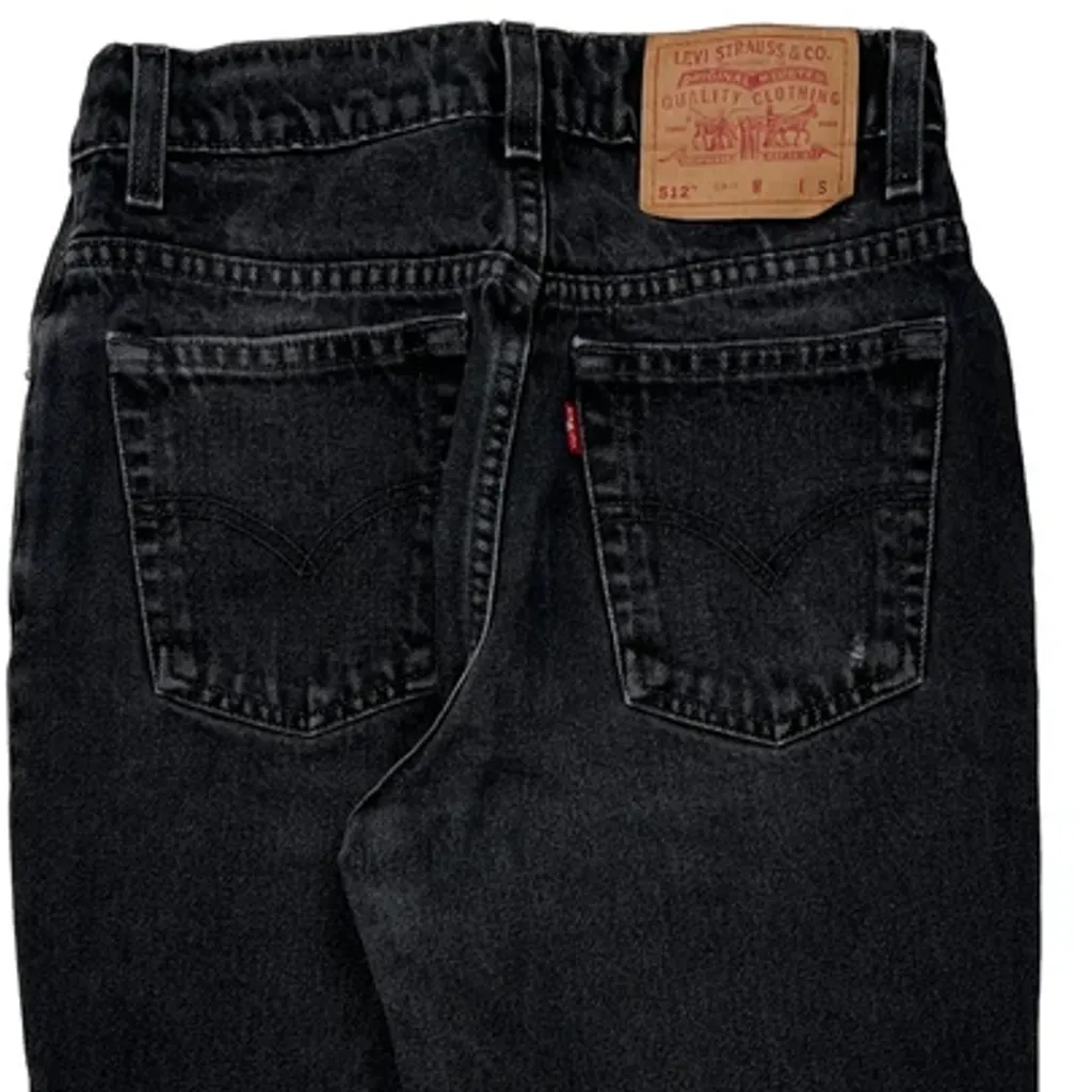 512 Levis Jeans - 26W 28L Black Denim - Image 6