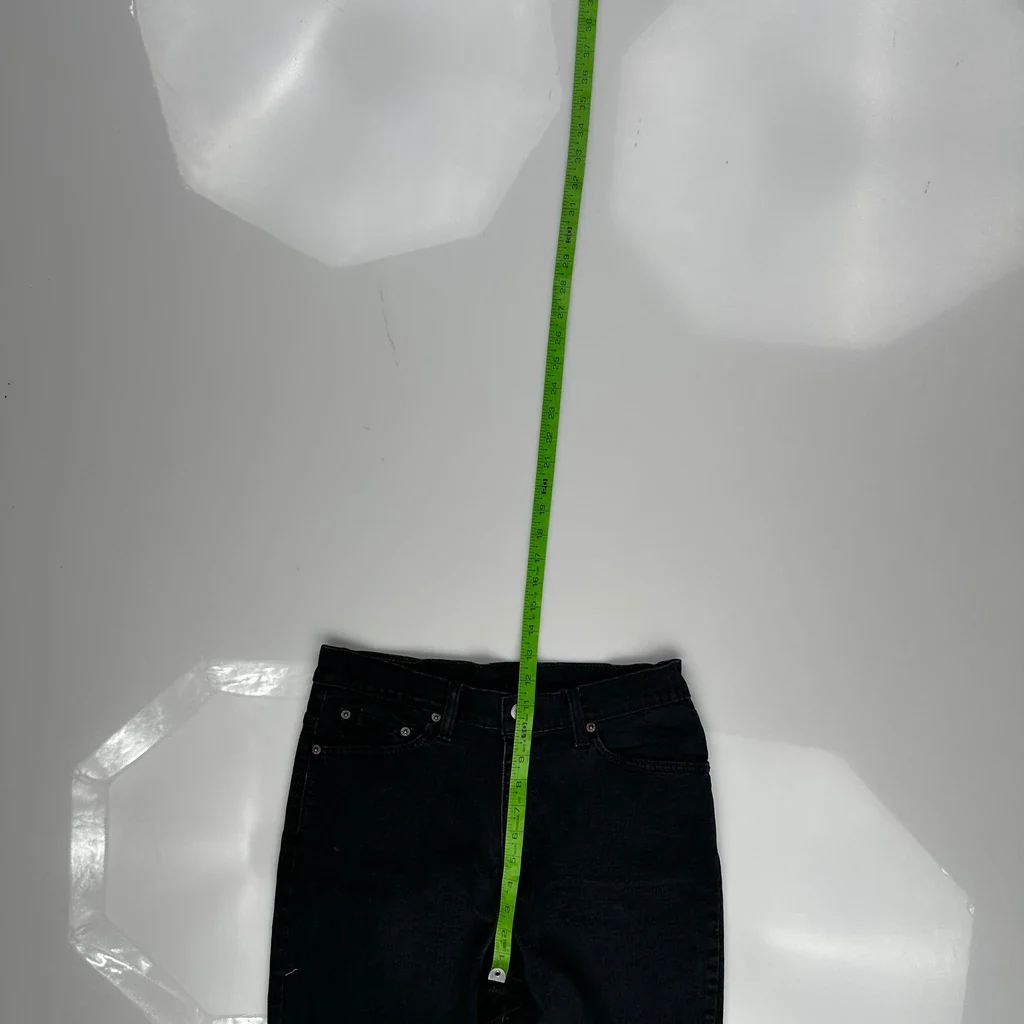 512 Levis Slim Fit Jeans - 29W UK 10 Black Denim - Image 4