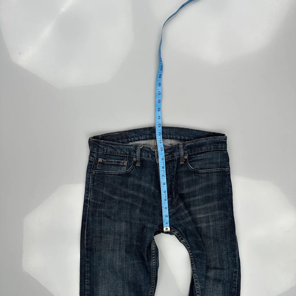 514 Levis Slim Jeans - 33W 32L Blue Cotton - Image 4
