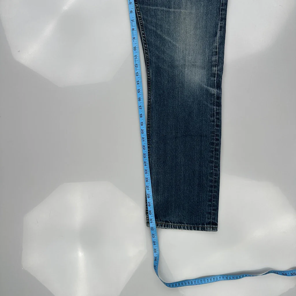 514 Levis Jeans - 34W 32L Blue Denim - Image 5