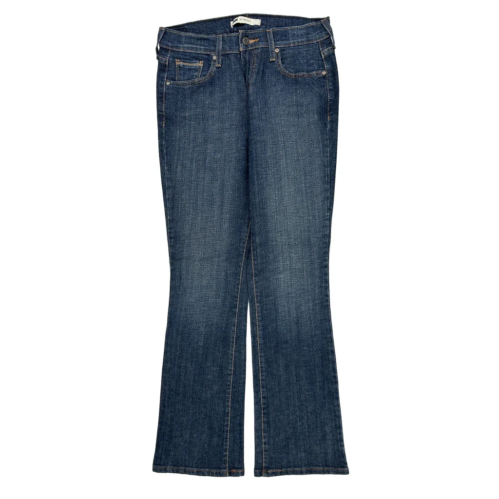 515 Levis Boot Cut Jeans - 31W US 6 Blue Denim - Image 2