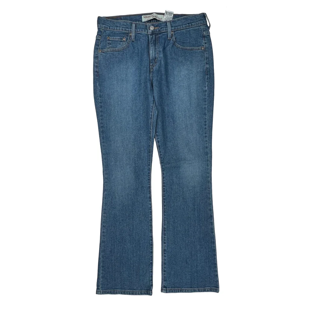 515 Levis Boot Cut Jeans - 32W US 6 Blue Cotton - Image 2