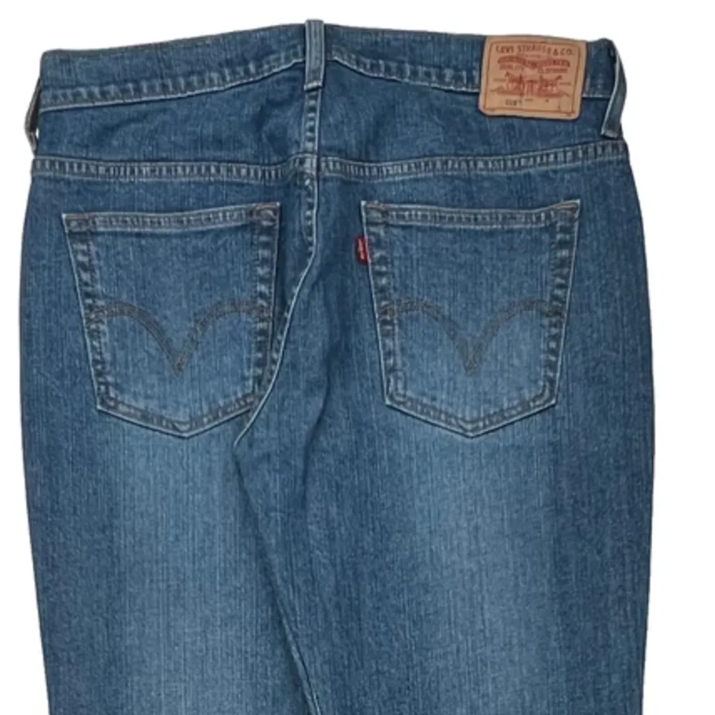 515 Levis Boot Cut Jeans - 32W US 6 Blue Cotton - Image 7