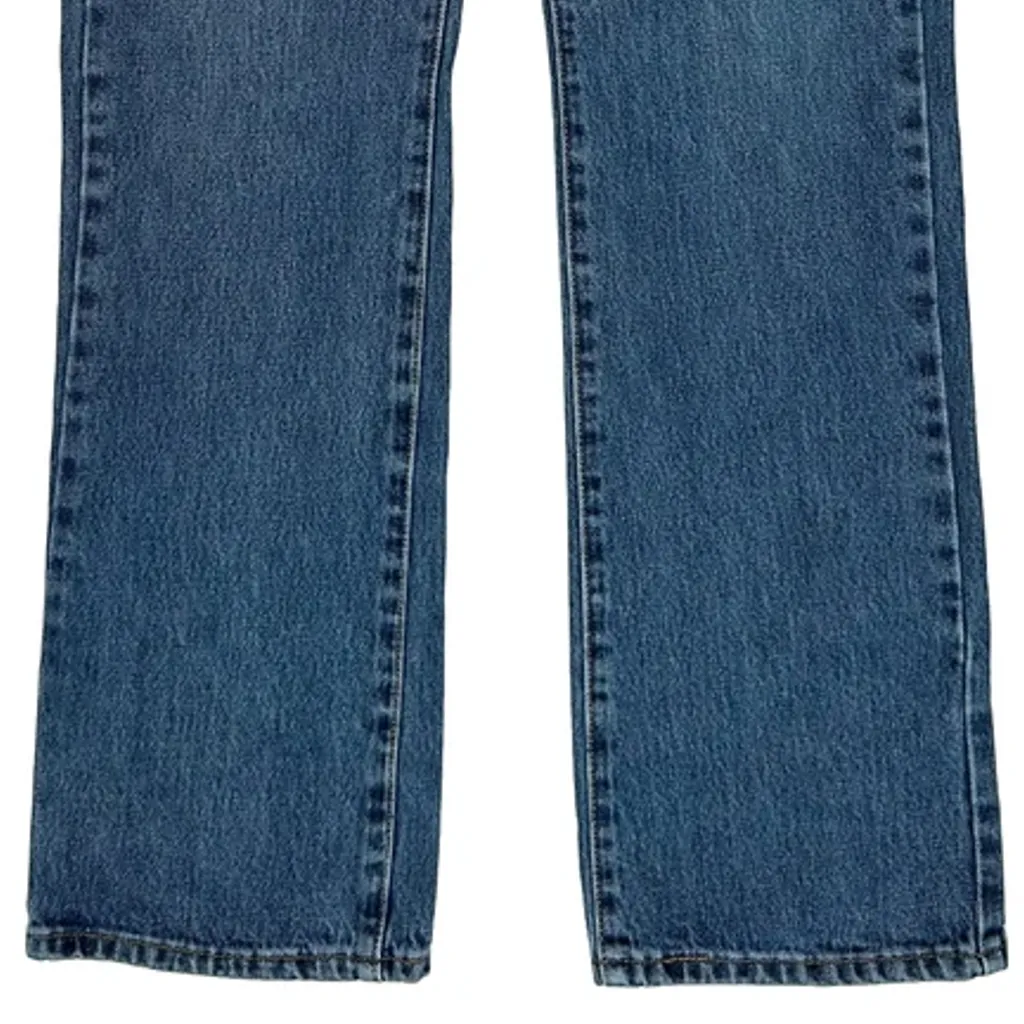 517 Levis Boot Cut Jeans - 31W 34L Blue Cotton - Image 11