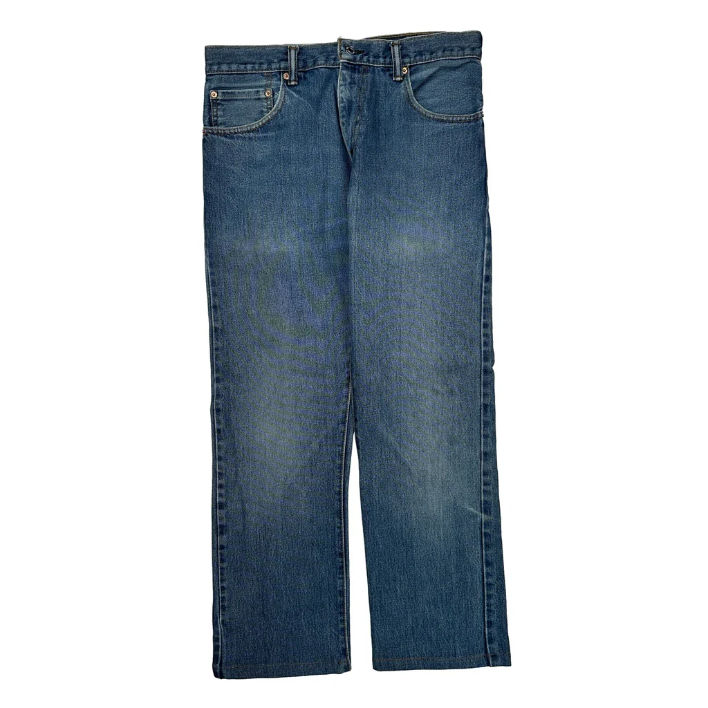 517 Levis Jeans - 32W 28L Blue Cotton - Image 2