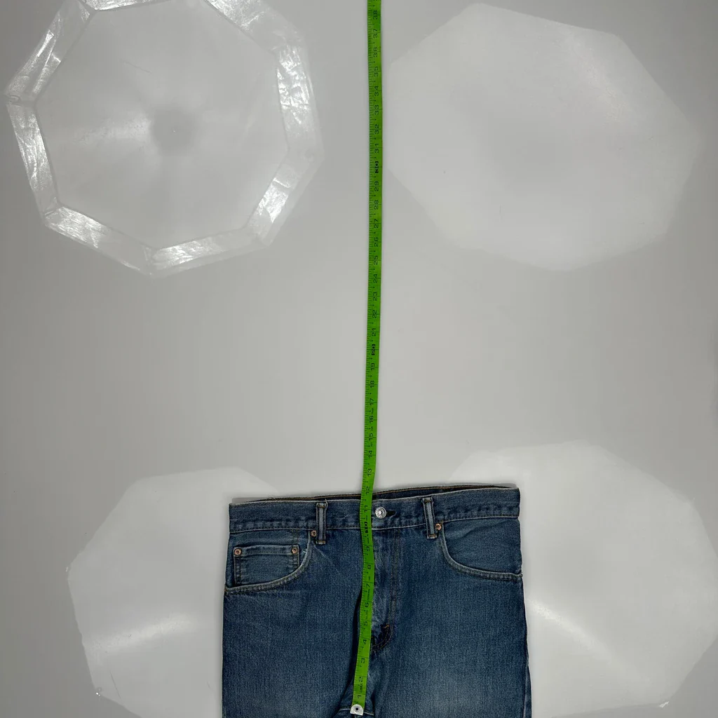517 Levis Jeans - 32W 28L Blue Cotton - Image 4