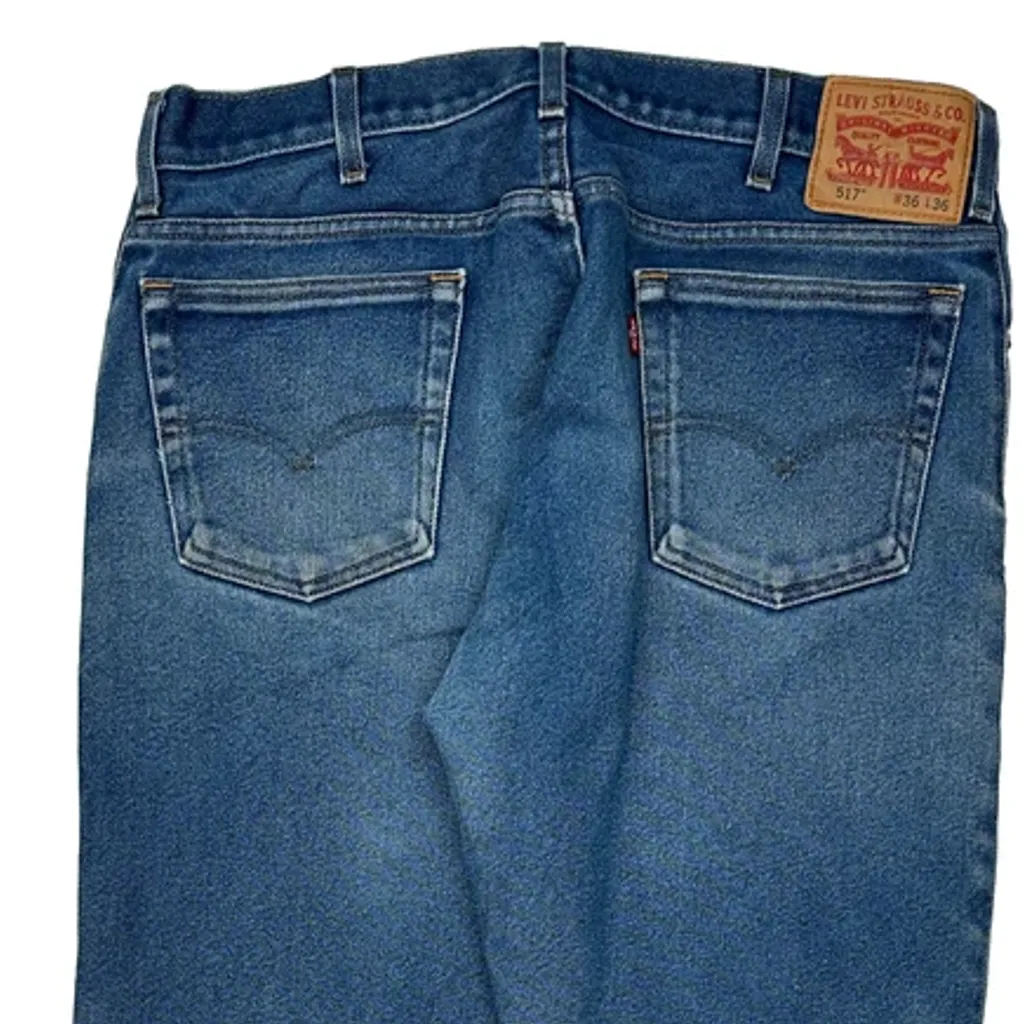 517 Levis Jeans - 32W 35L Blue Cotton Blend - Image 8