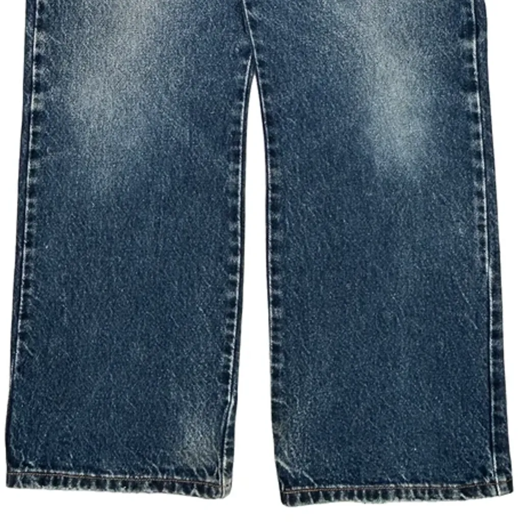 517 Levis Boot Cut Jeans - 36W 30L Blue Cotton - Image 9