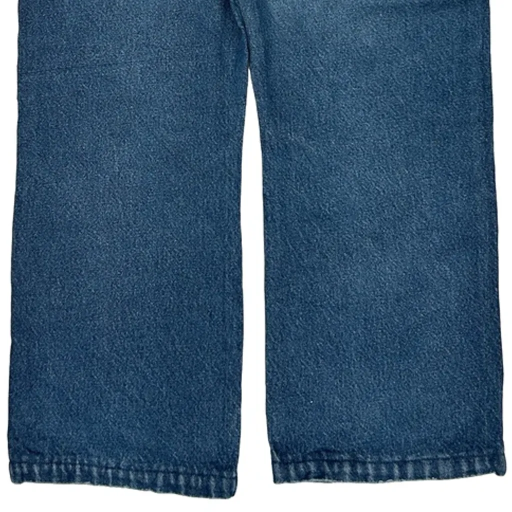 517 Levis Boot Cut Jeans - 36W 29L Blue Denim - Image 7