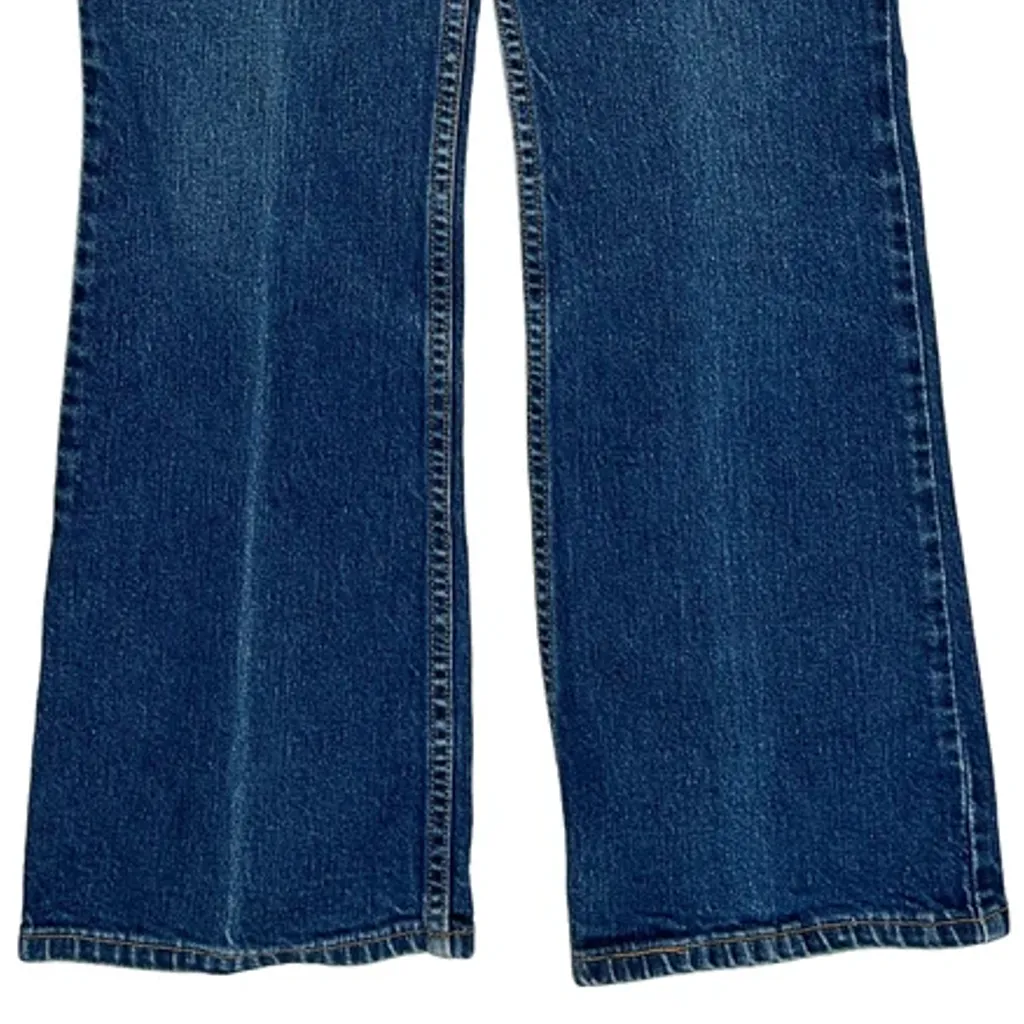517 Levis Boot Cut Jeans - 27W US 4 Blue Cotton - Image 10