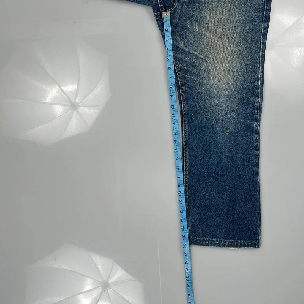 517 Levis Jeans - 32W UK 12 Blue Cotton - Image 5