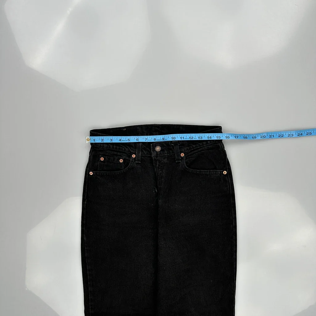 521 Levis Jeans - 30W 29L Black Denim - Image 3