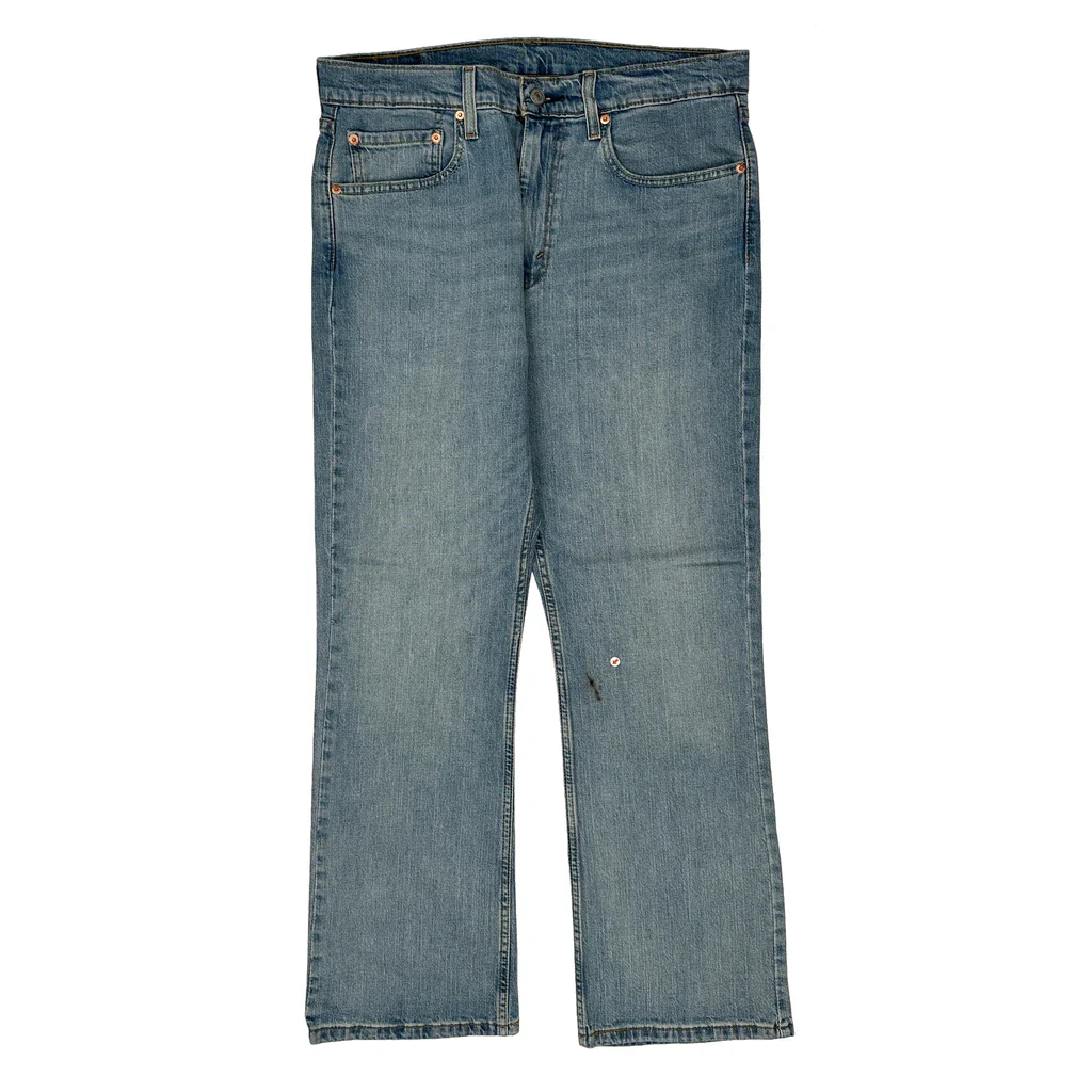 527 Levis Jeans - 34W 30L Light Wash Cotton - Image 2