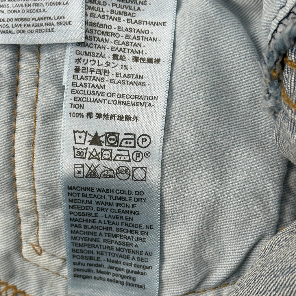 527 Levis Jeans - 34W 30L Light Wash Cotton - Image 7