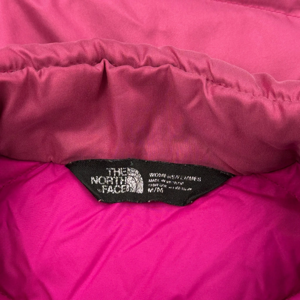 550 Fill The North Face Puffer - Medium Pink Polyester - Image 3