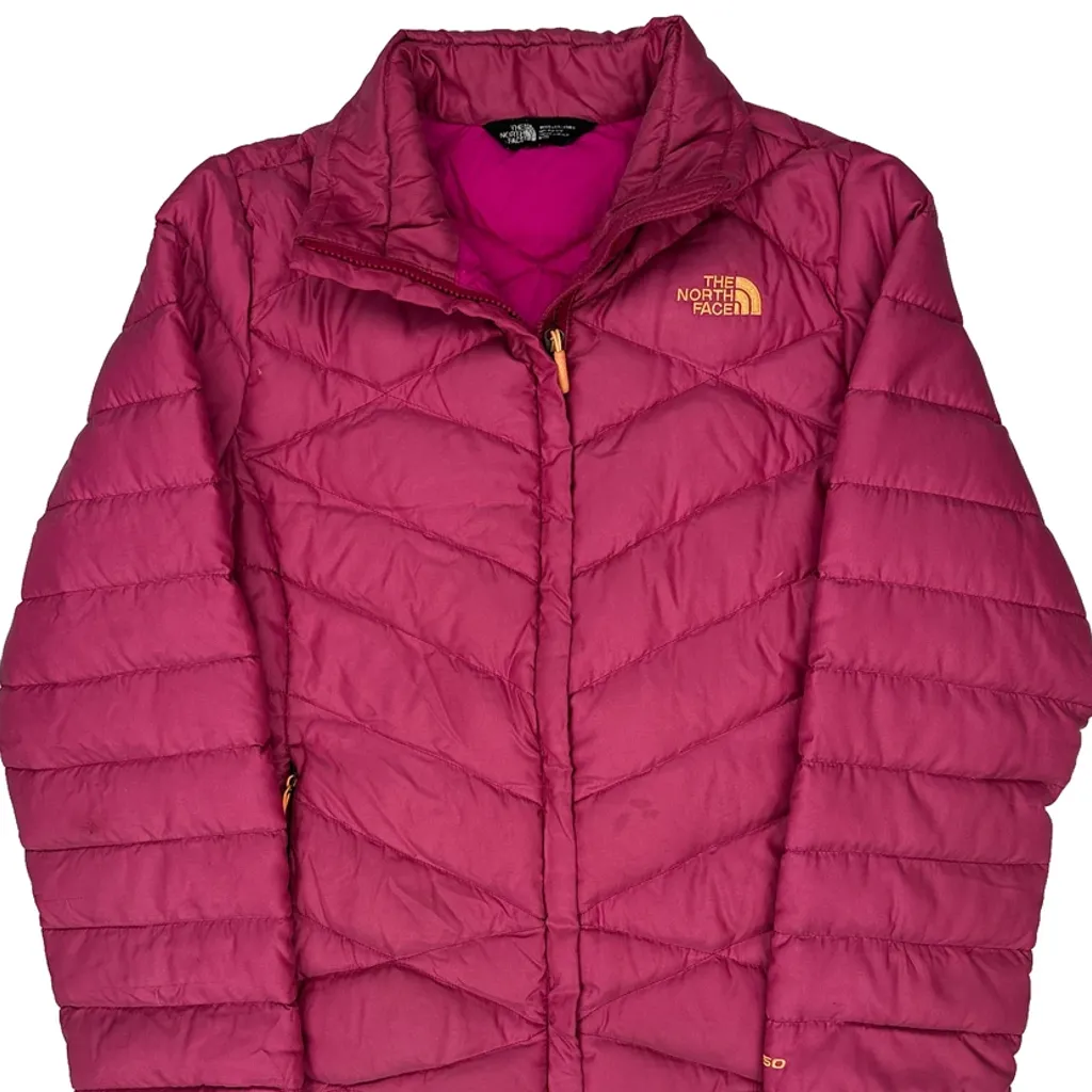 550 Fill The North Face Puffer - Medium Pink Polyester - Image 4