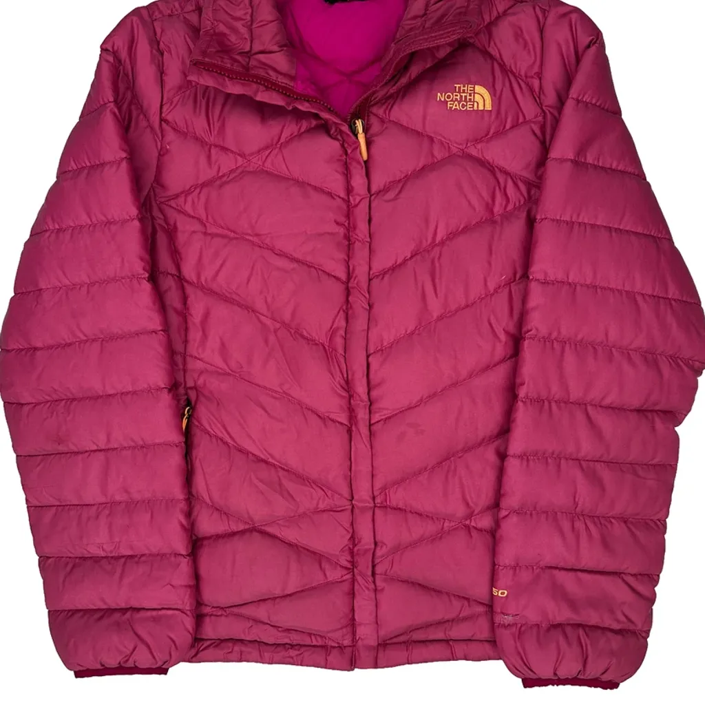 550 Fill The North Face Puffer - Medium Pink Polyester - Image 5