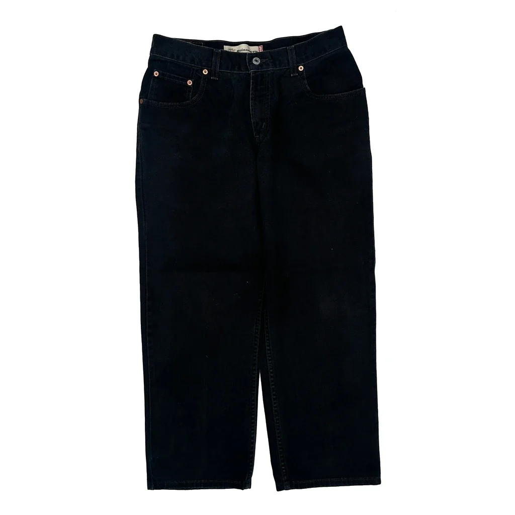 550 Levis Jeans - 30W 27L Black Cotton - Image 2