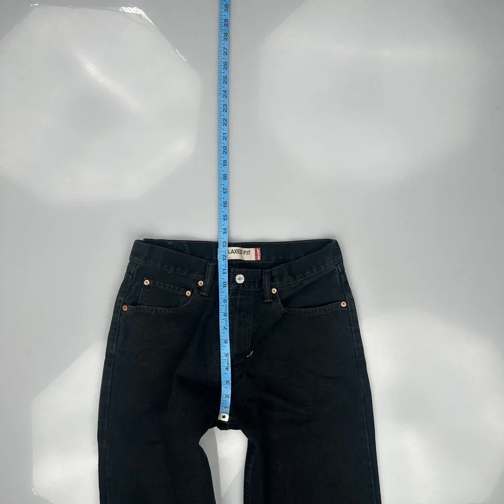 550 Levis Jeans - 32W 33L Black Cotton - Image 4