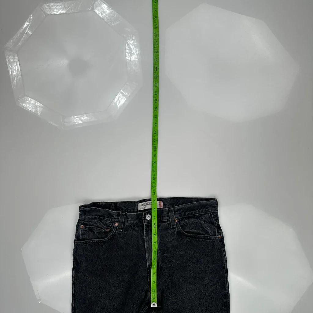 550 Levis Jeans - 34W 31L Black Cotton - Image 4