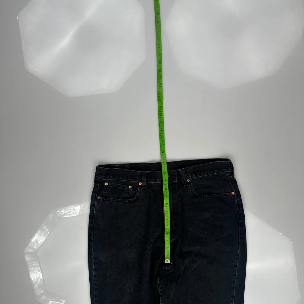 550 Levis Jeans - 36W 33L Black Cotton - Image 4