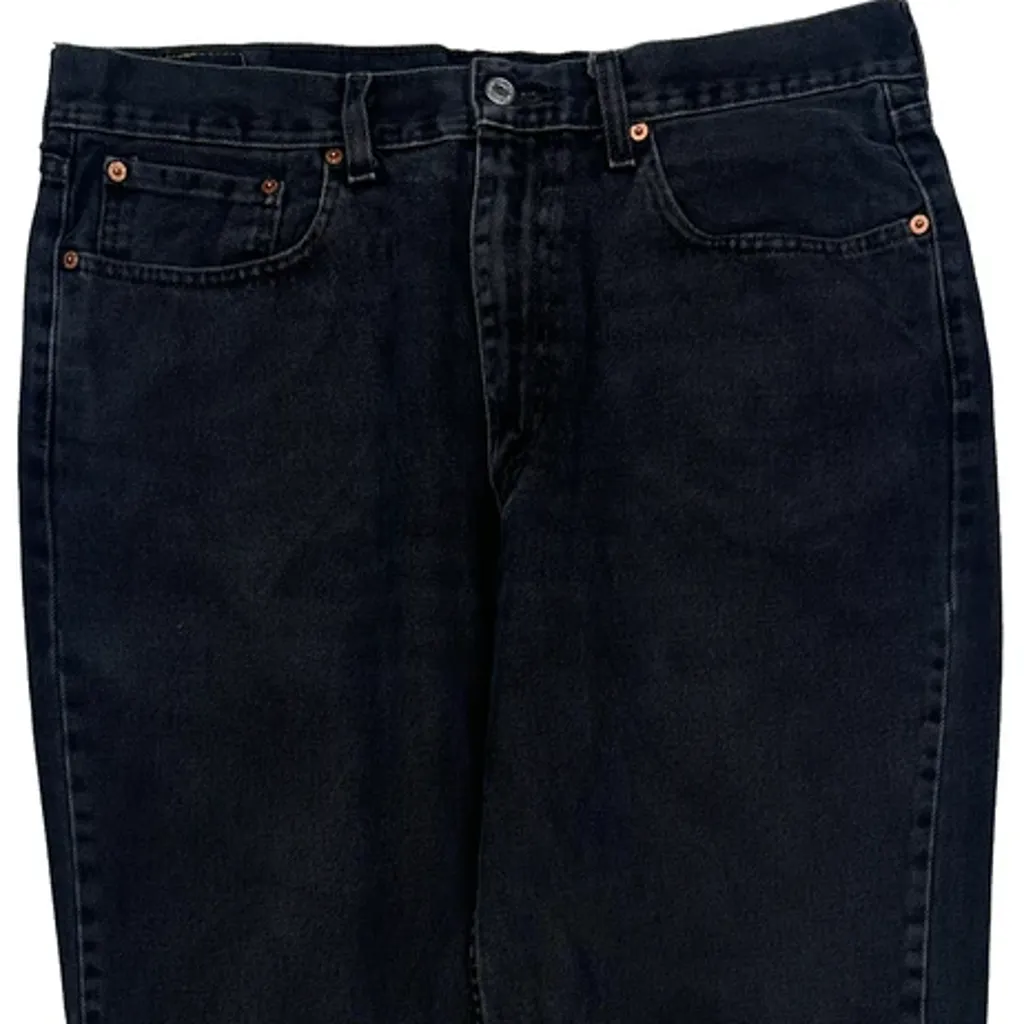 550 Levis Jeans - 36W 33L Black Cotton - Image 9