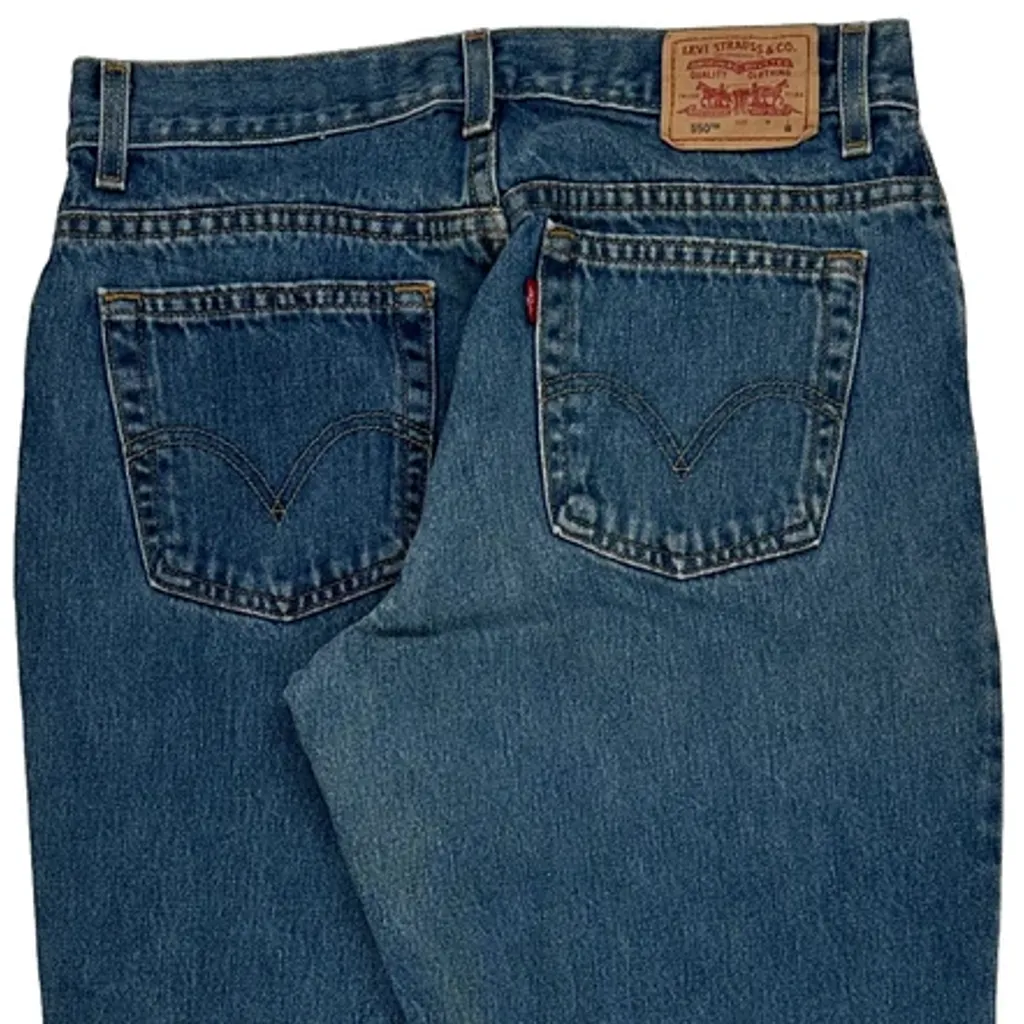 550 Levis Jeans - 30W 30L Blue Cotton - Image 7