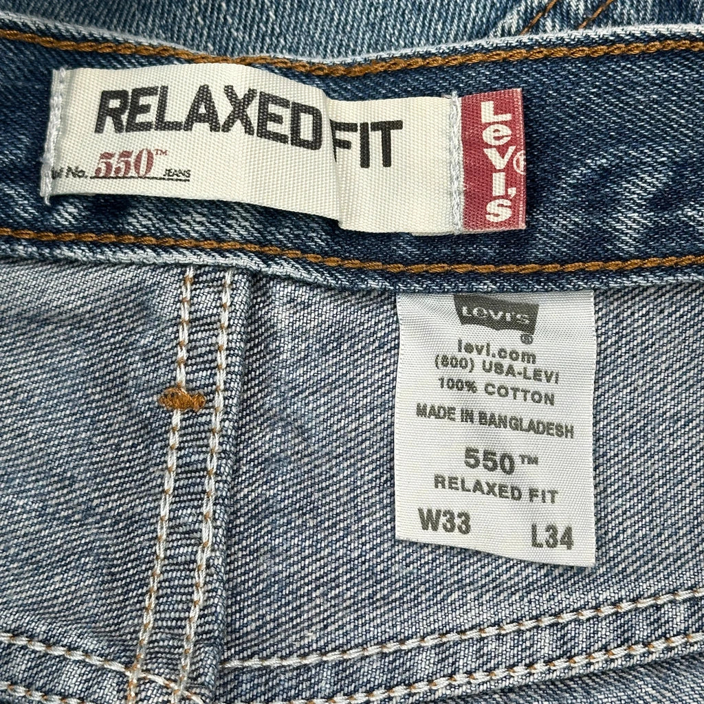 550 Levis Jeans - 31W 32L Blue Cotton - Image 6