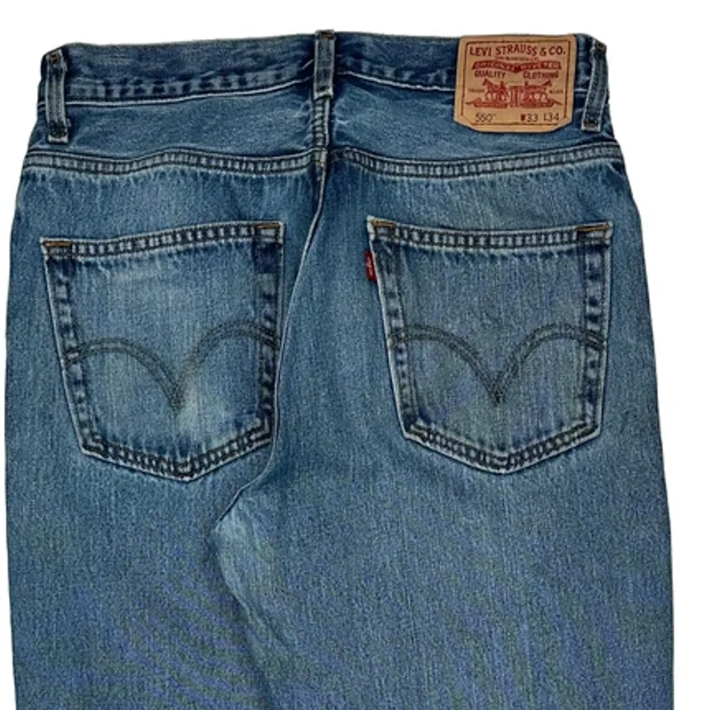 550 Levis Jeans - 31W 32L Blue Cotton - Image 8