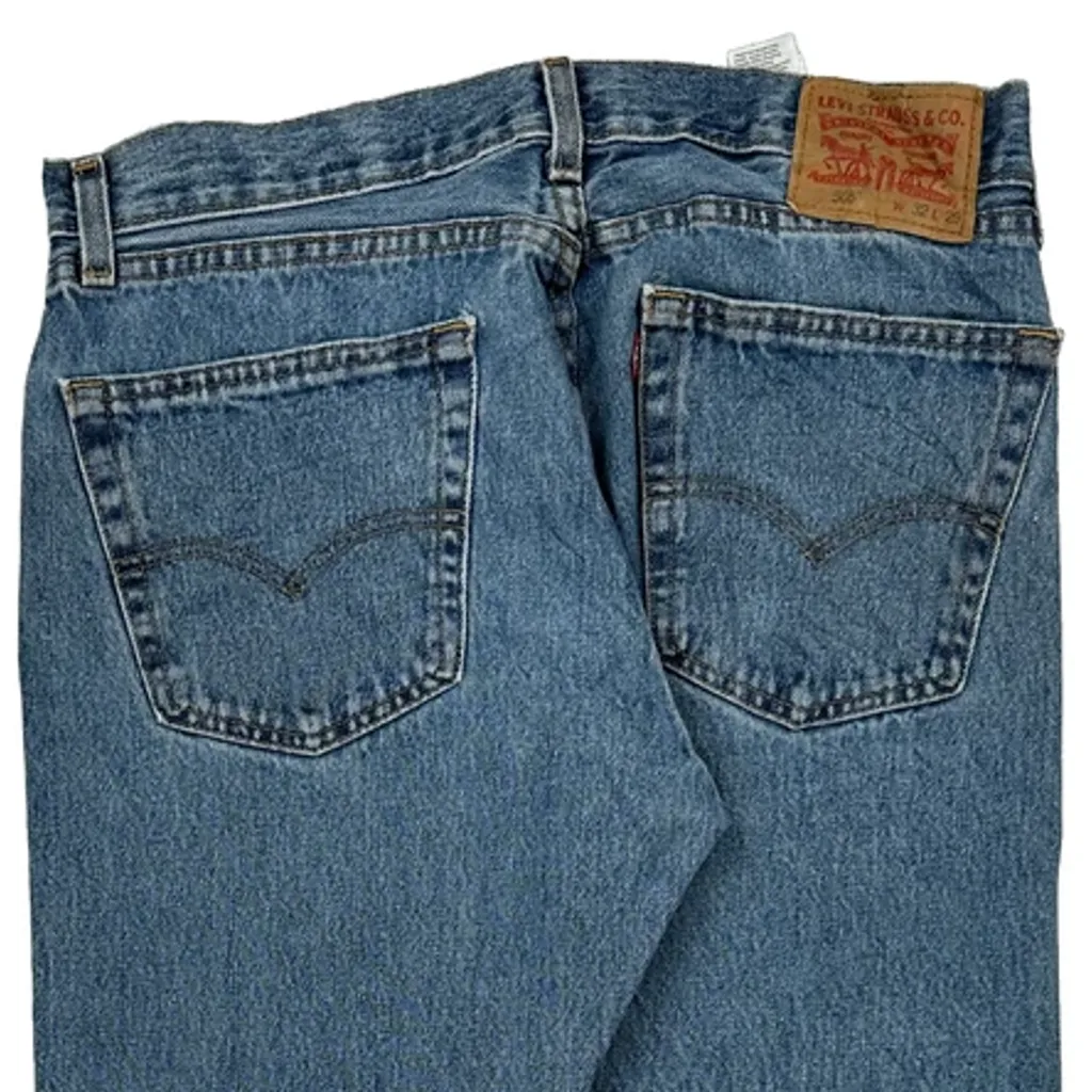 550 Levis Jeans - 32W 29L Blue Denim - Image 8