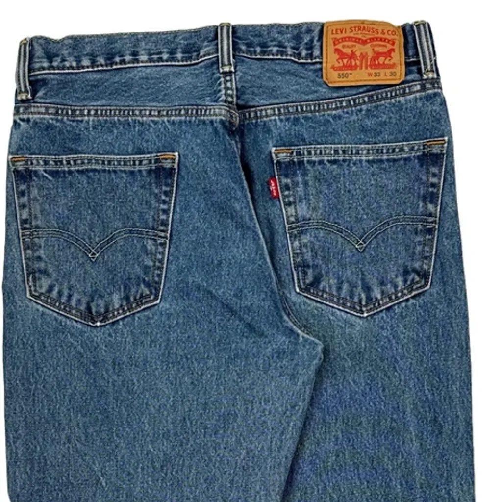550 Levis Jeans - 32W 30L Blue Cotton - Image 7
