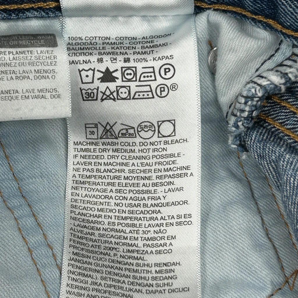 550 Levis Jeans - 32W 27L Blue Cotton - Image 6