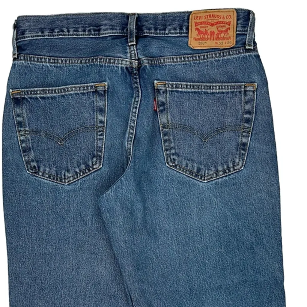 550 Levis Jeans - 32W 27L Blue Cotton - Image 9