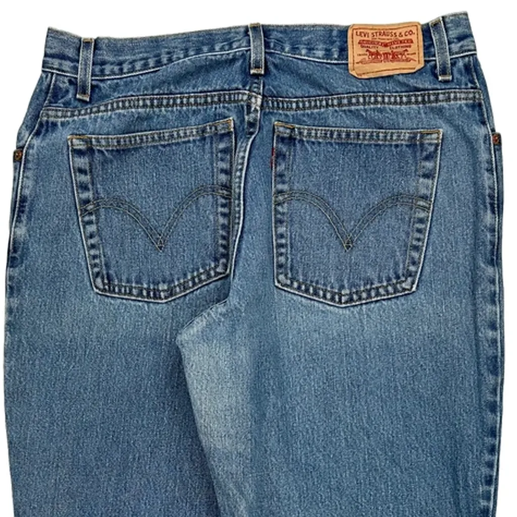 550 Levis Jeans - 33W 28L Blue Denim - Image 7