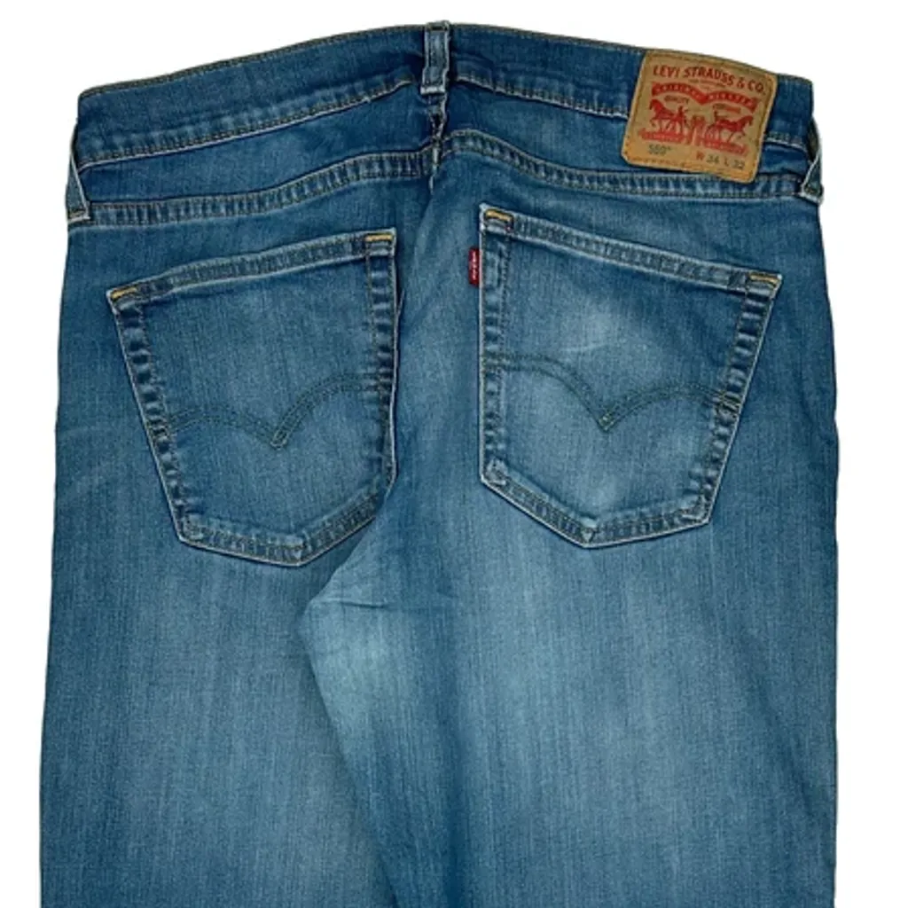 550 Levis Jeans - 34W 32L Blue Cotton - Image 9