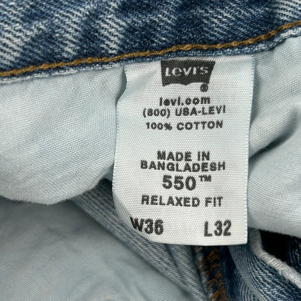 550 Levis Jeans - 34W 30L Blue Cotton - Image 7
