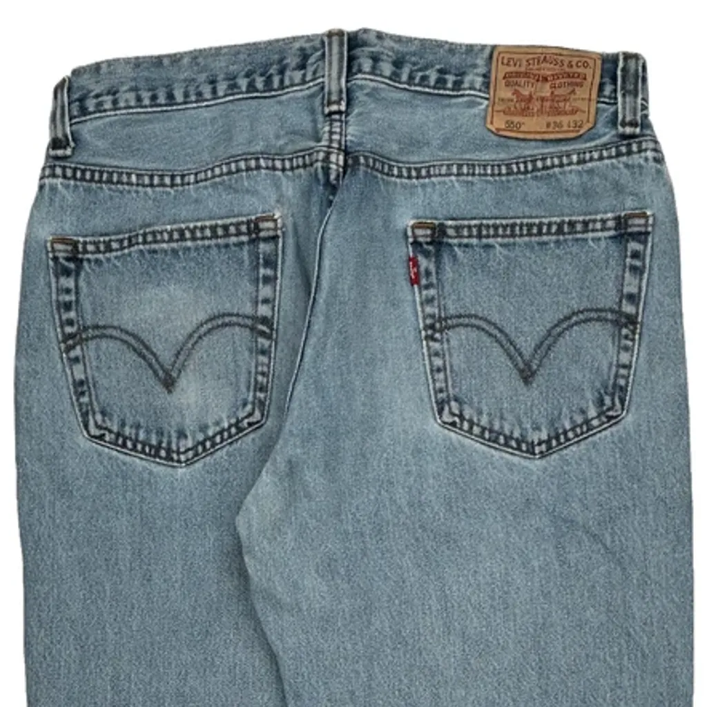 550 Levis Jeans - 34W 30L Blue Cotton - Image 9