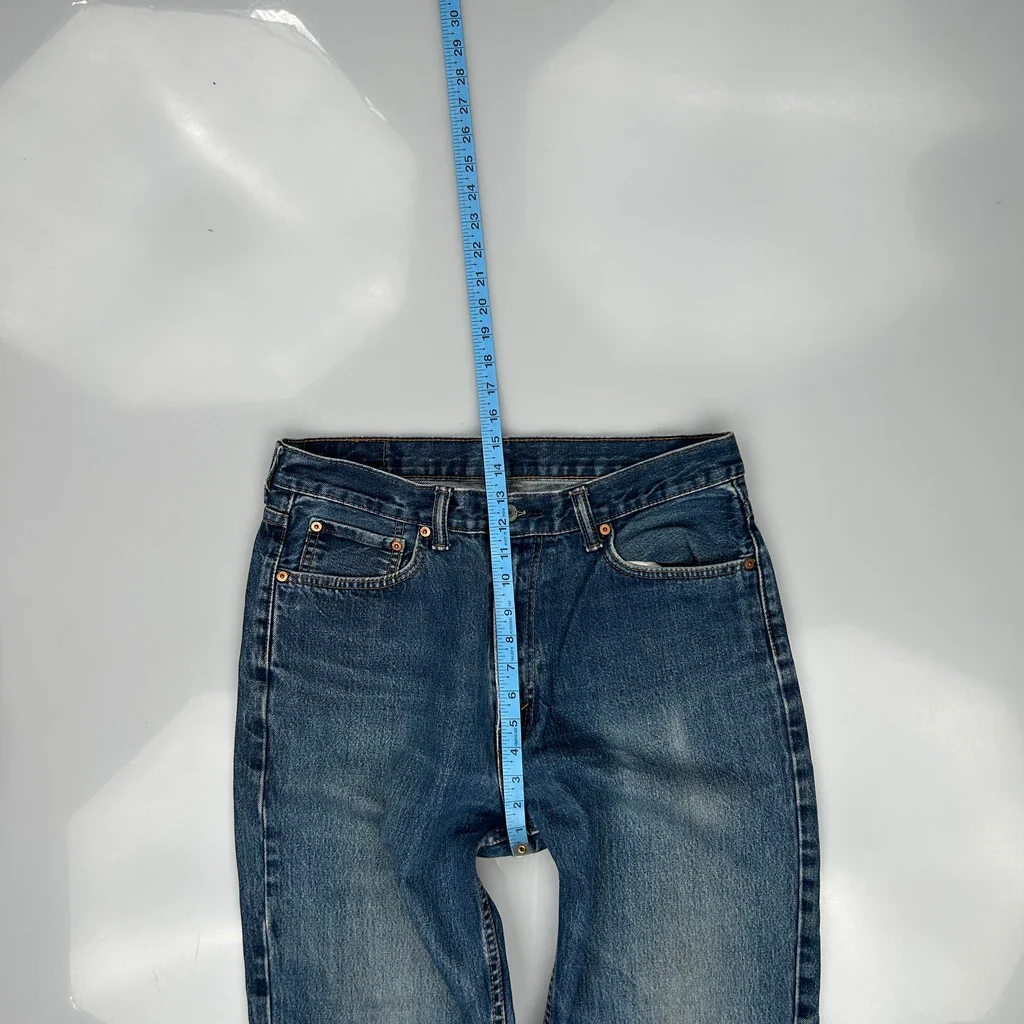 550 Levis Jeans - 34W 31L Blue Cotton - Image 4