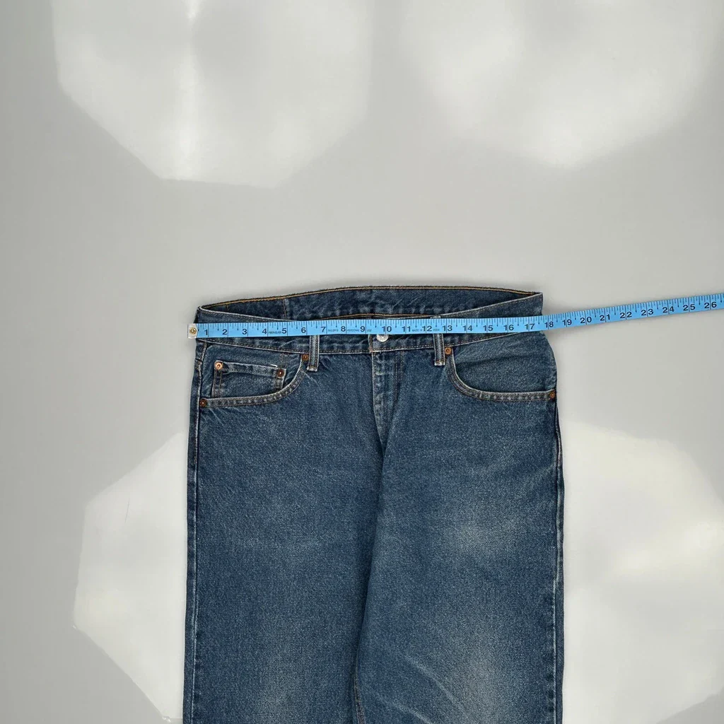 550 Levis Jeans - 35W 34L Blue Cotton - Image 3